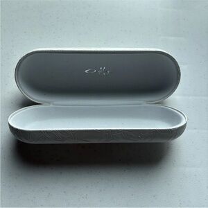 Oakley Sunglasses Eyeglasses Clam Shell Hard Case Only White With Logo